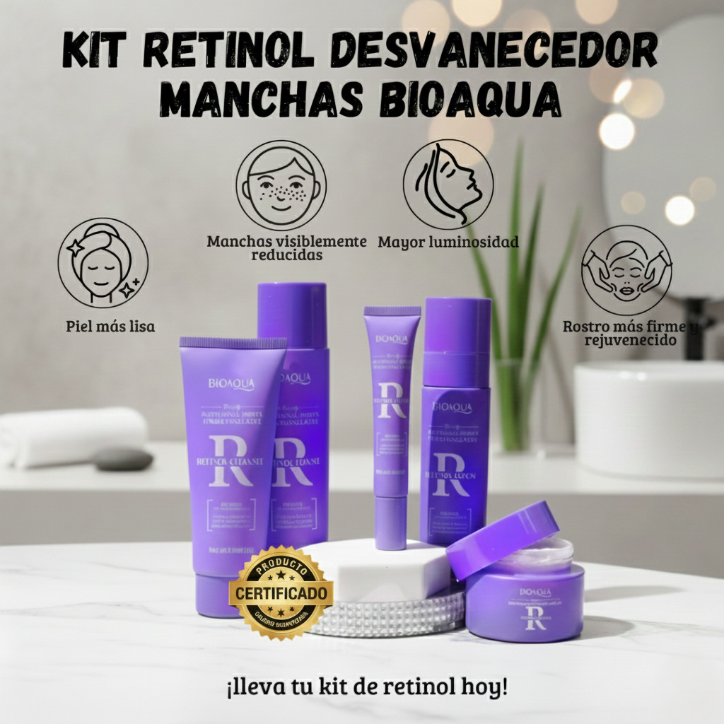 Kit Retinol Desvanecedor Manchas Bioaqua