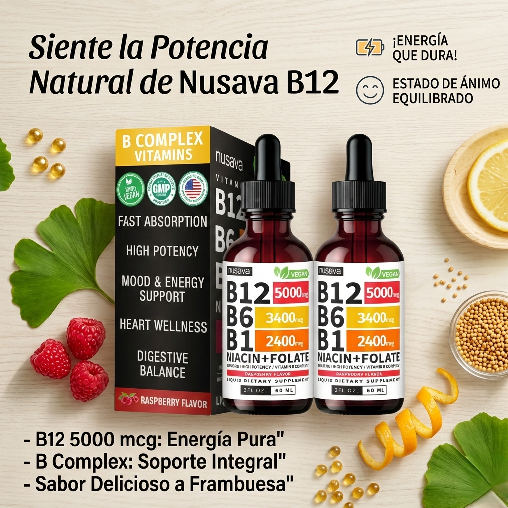 Complejo Vitamínico Líquido Nusava B12