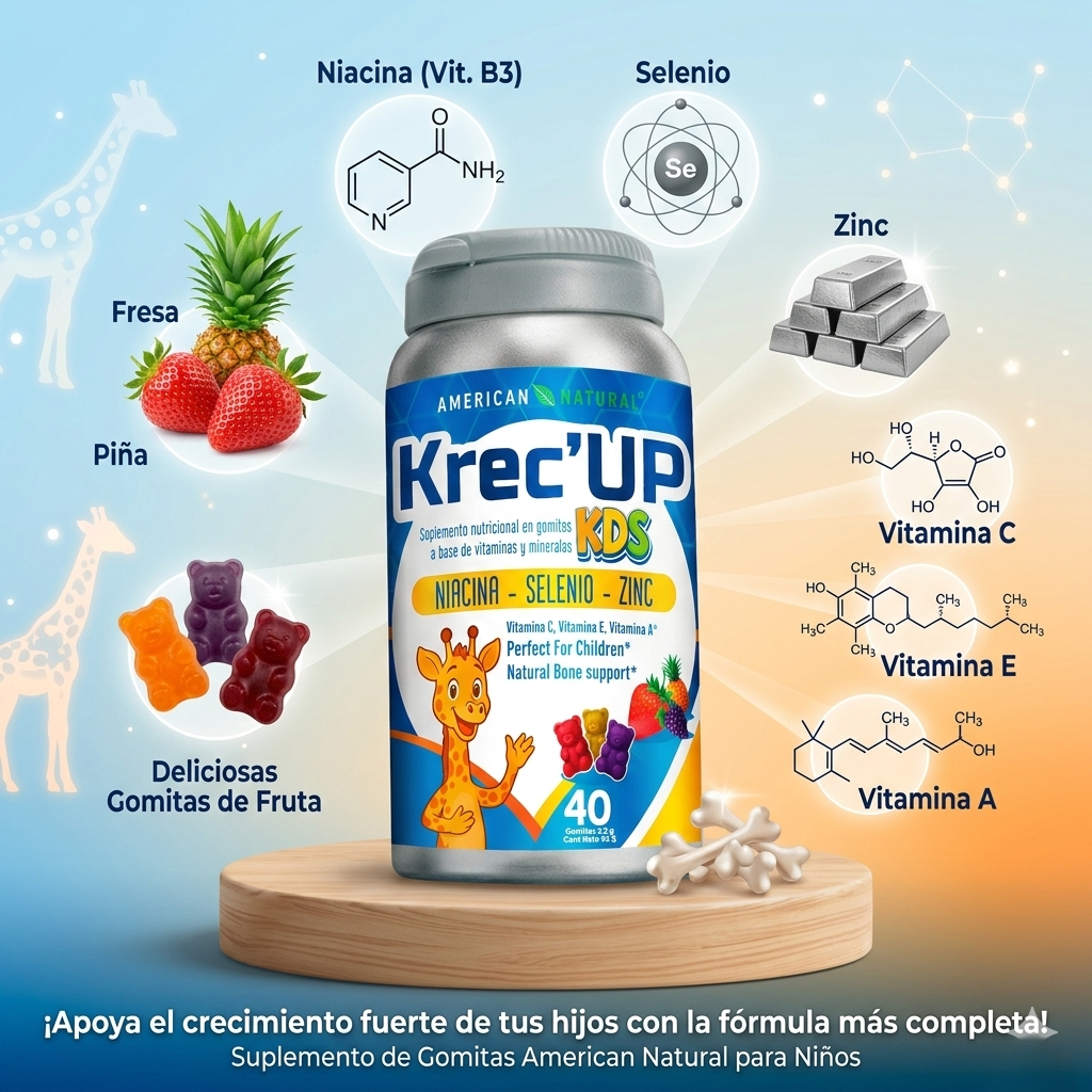 Krec Up Gomitas Crecimiento Fuerte