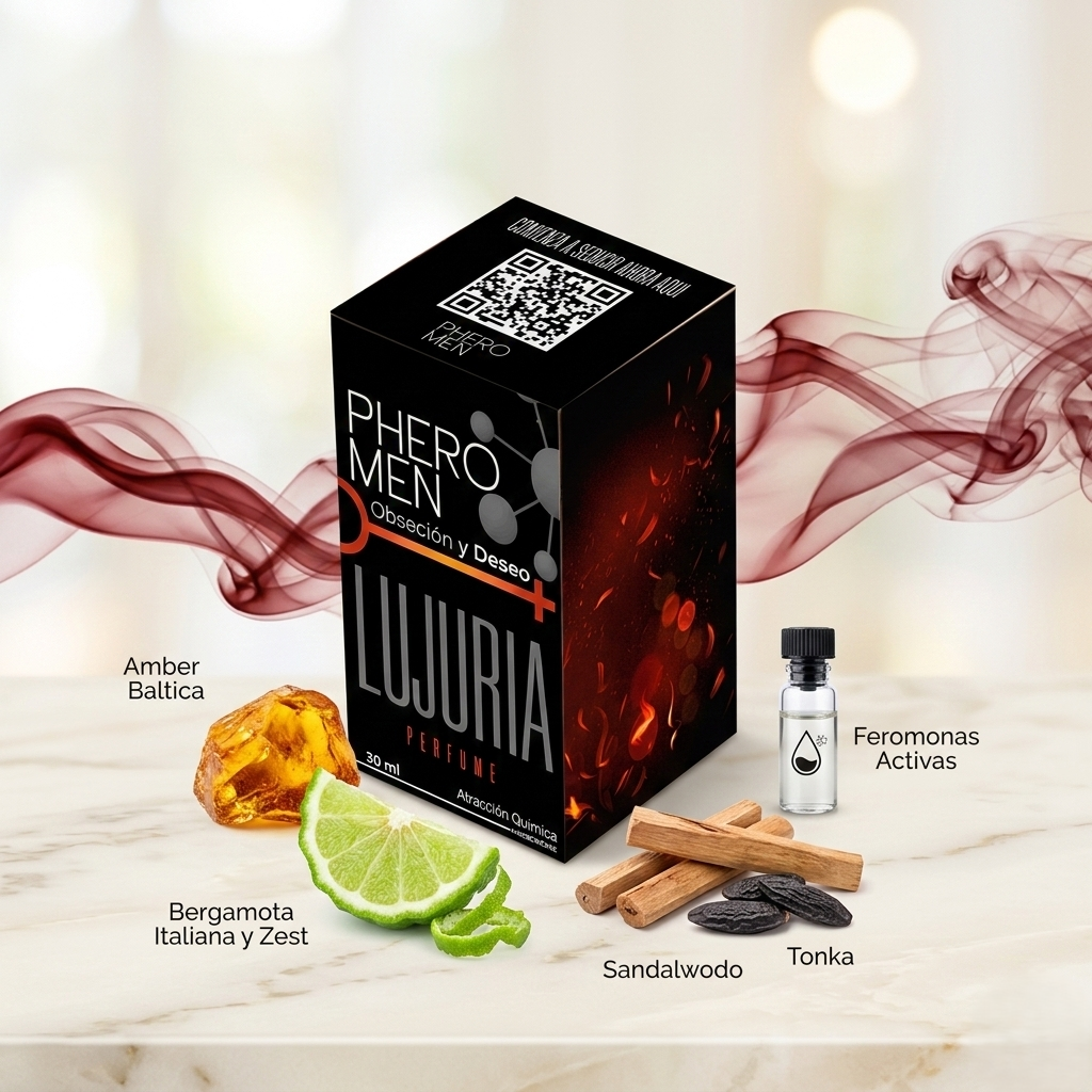 Perfume de Feromonas Lujuria Atracción