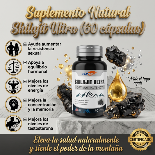Suplemento Natural Shilajit Ultra