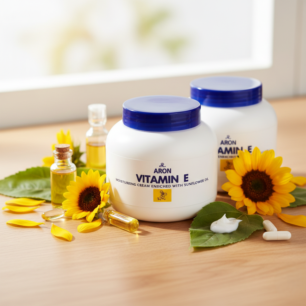 Crema Hidratante de Vitamina E con Aceite de Girasol