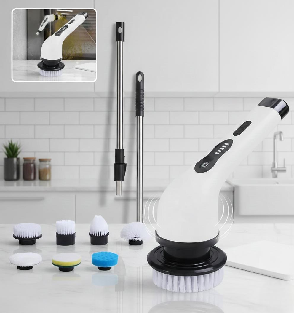 Cepillo de Limpieza Eléctrico Multifuncional 7 en 1