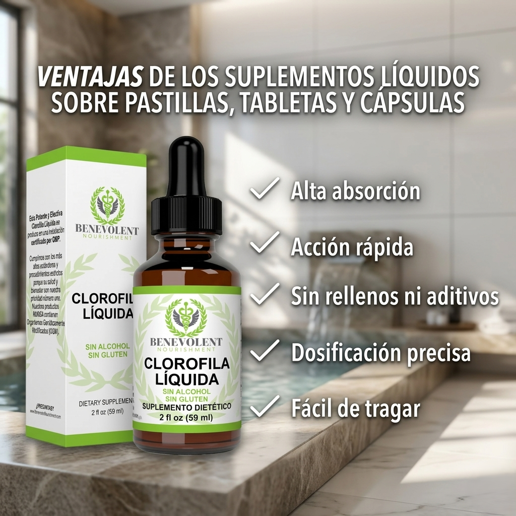 Desintoxicante Clorofila Liquido Gotero