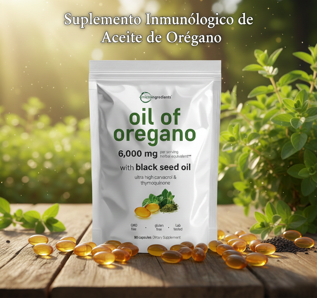 Suplemento Inmunológico de Aceite de Orégano