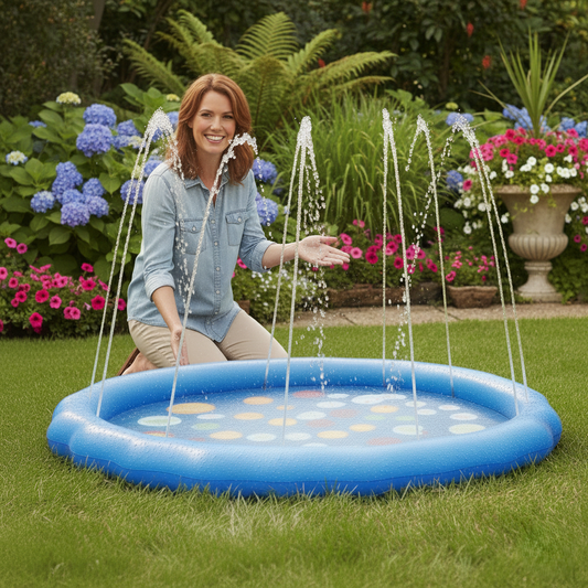 Alfombrilla Juego Con Rociadores De Agua