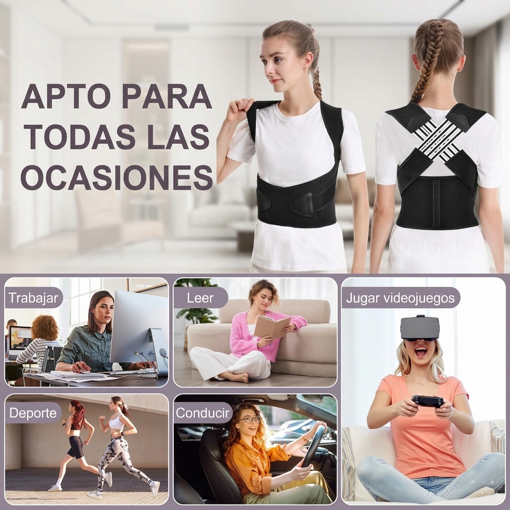 Corrector de Postura Ajustable Premium