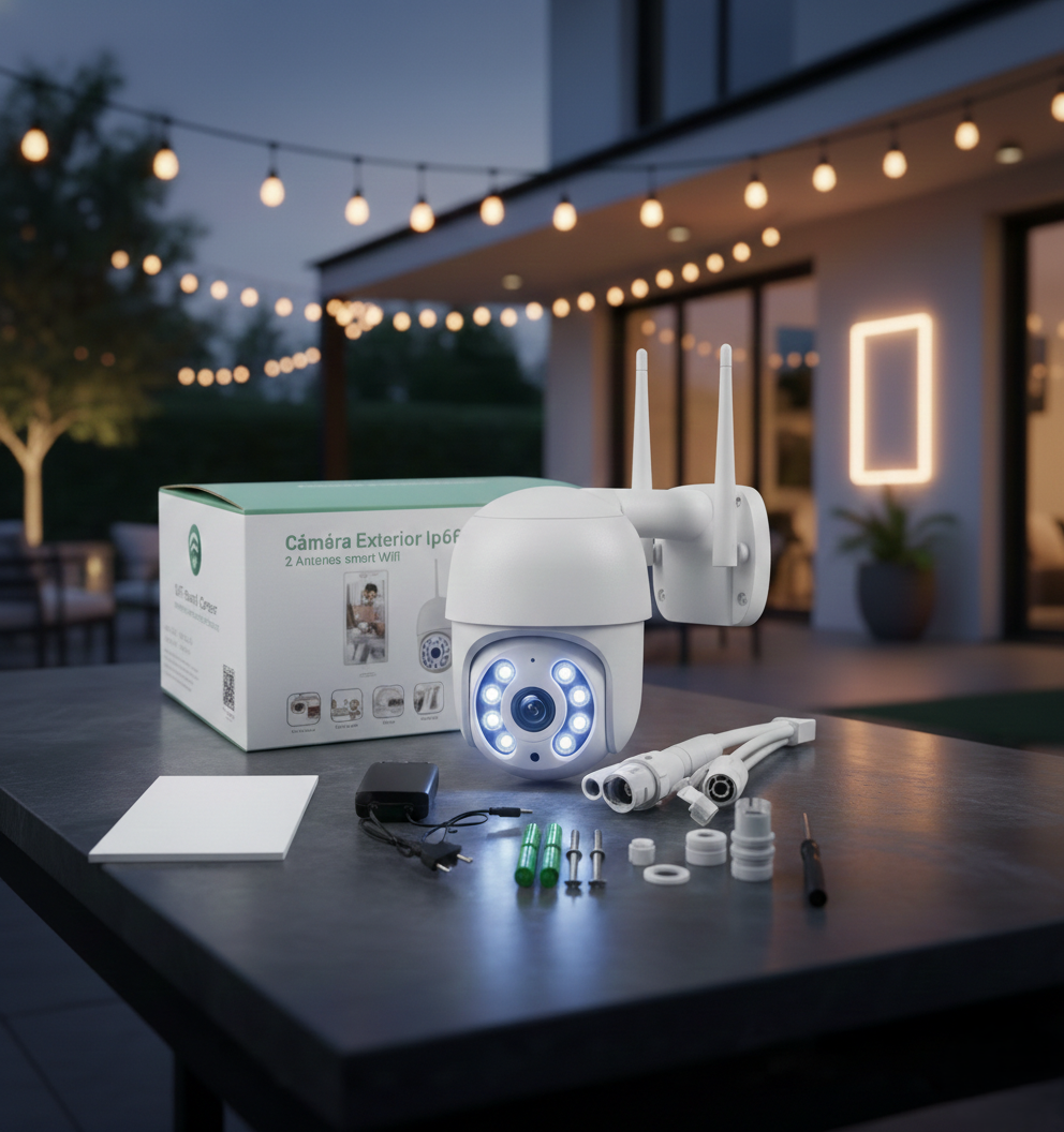 Camara Exterior Ip66 2 Antenas smart Wifi