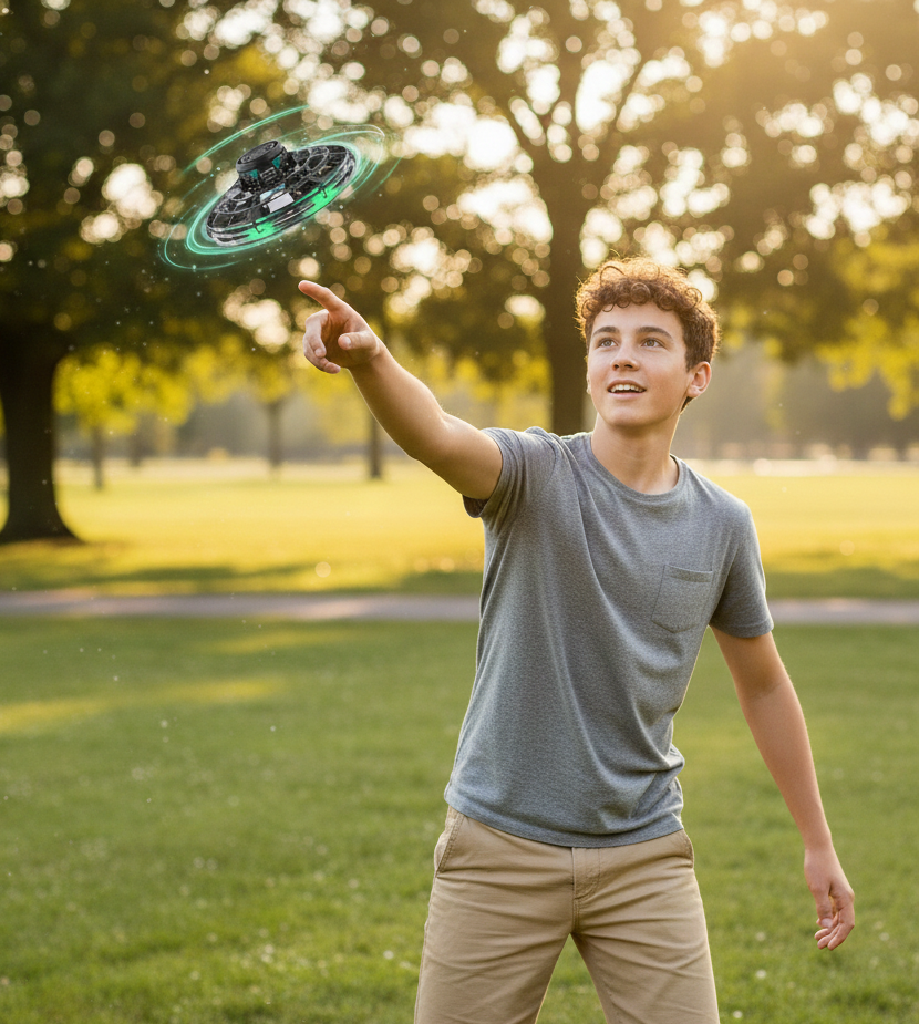 Drone Giroscopio Volador Spinner Led