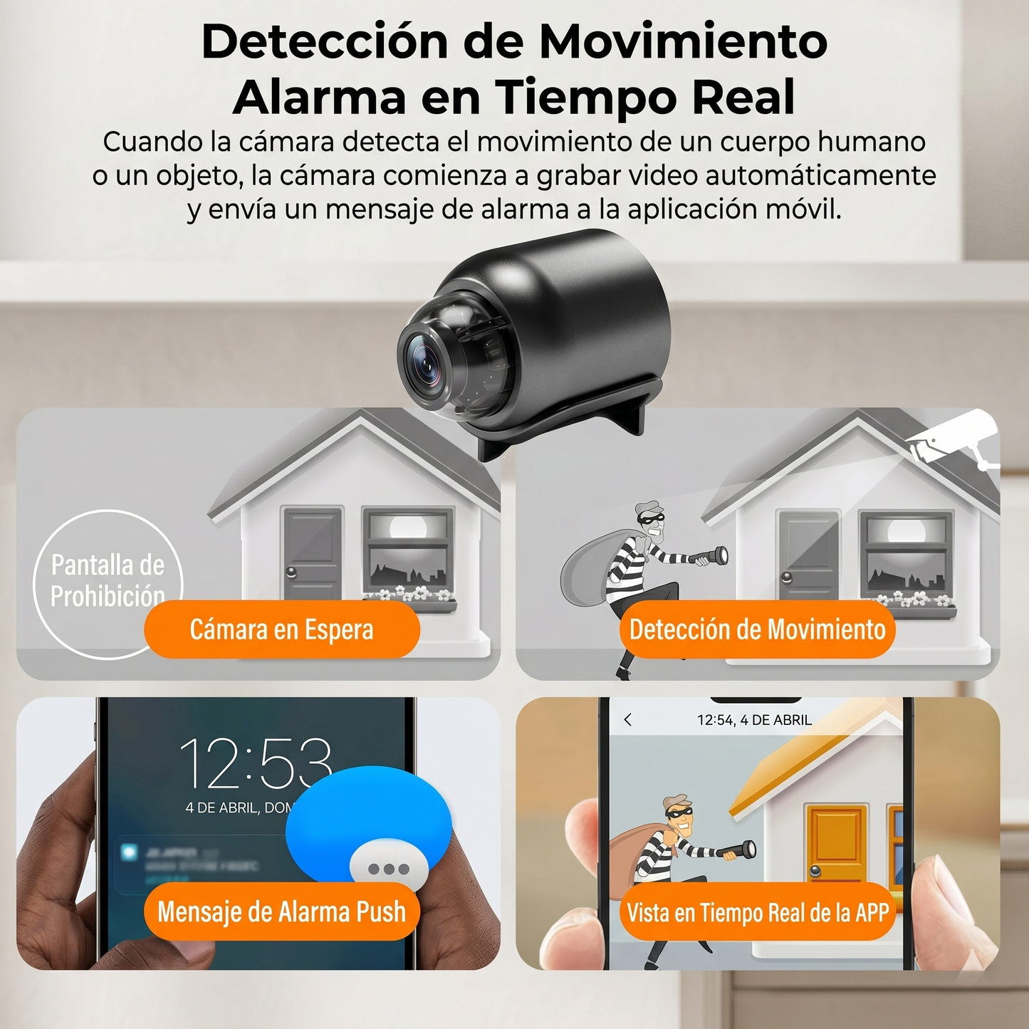 Mini Camara Wifi Espia X5 P2p