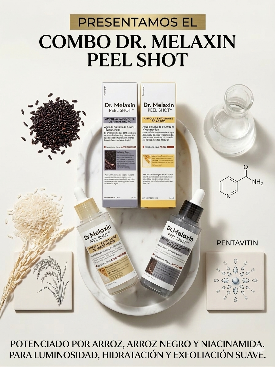 Combo Exfoliante Dr. Melaxin Peel Shot