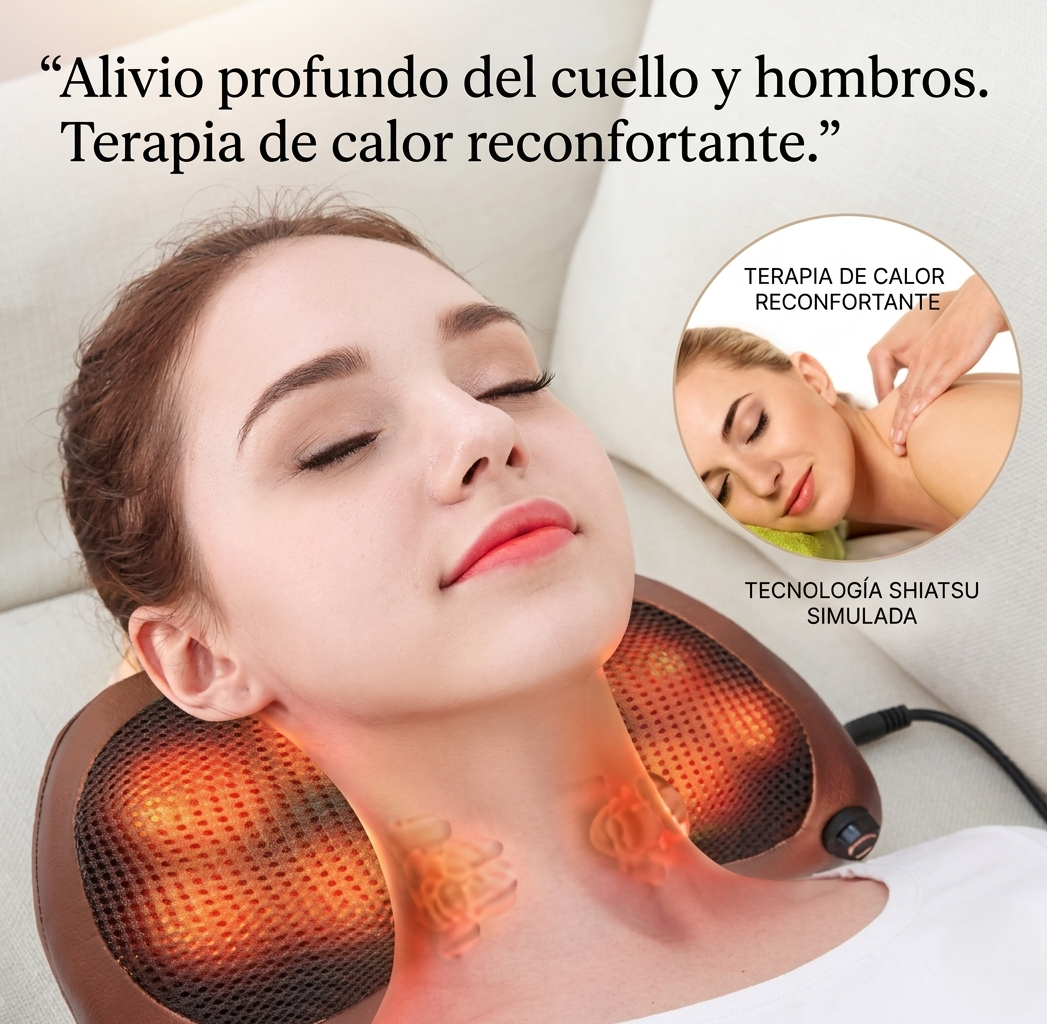 Almohada Masajeadora Eléctrica