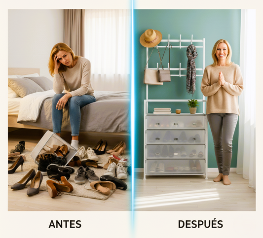 Perchero Y Zapatera 5 niveles