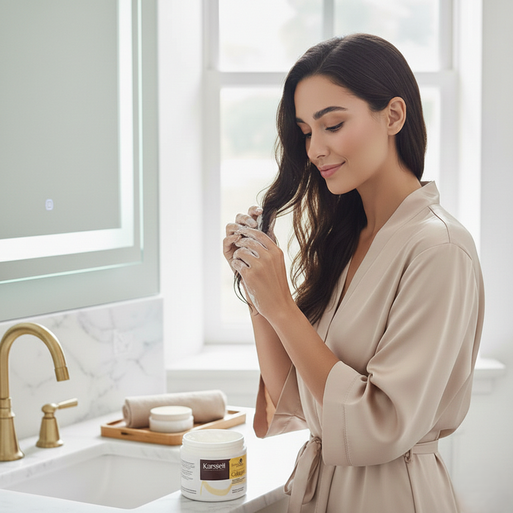 Crema Reparadora de Cabello Karseell