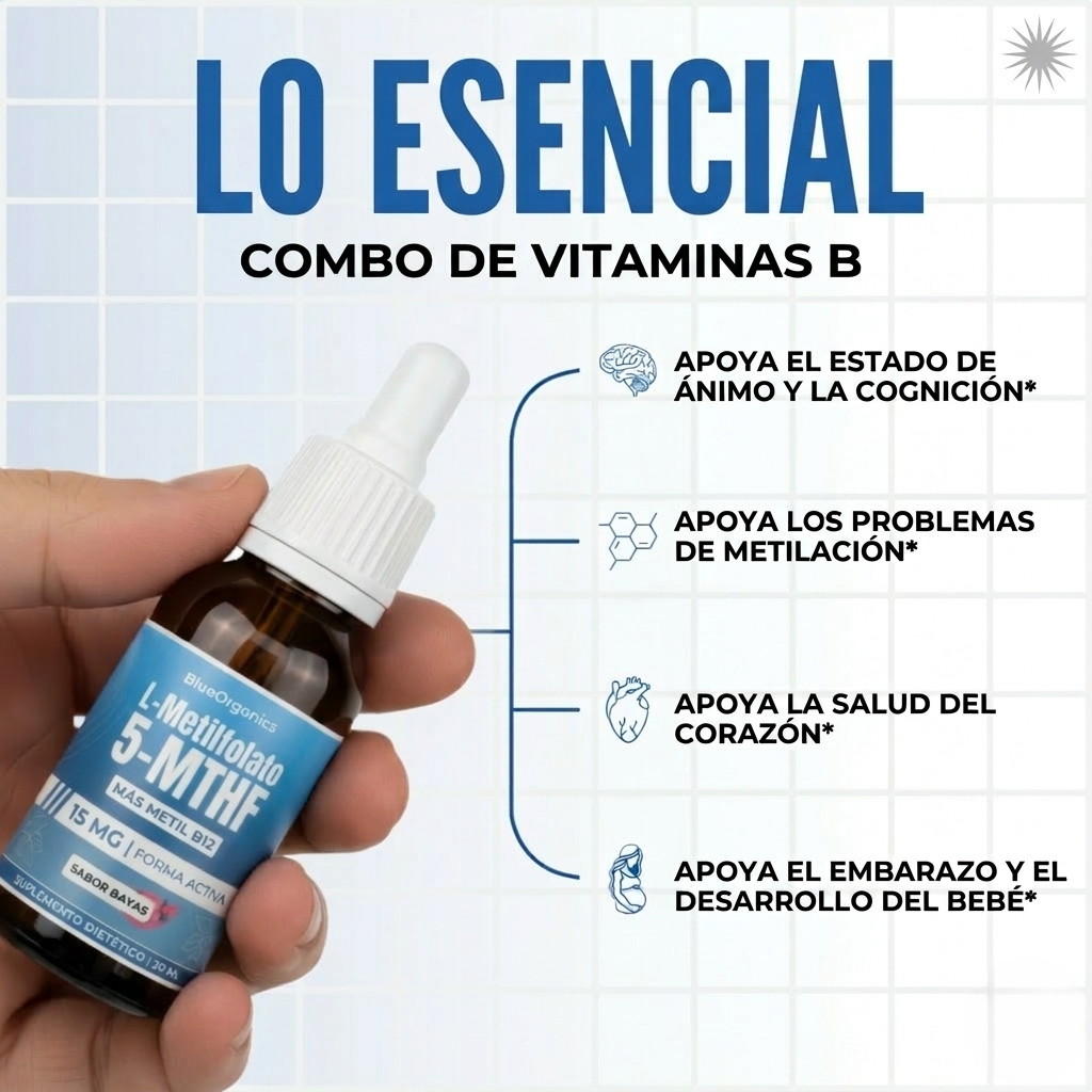 Menthy Folate Vitaminas para Desarrollo Neuronal