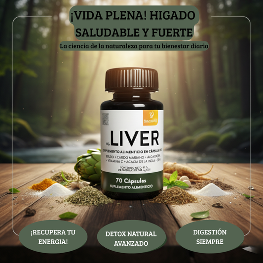 Liver 70 Capsulas Desintoxicante Hepático