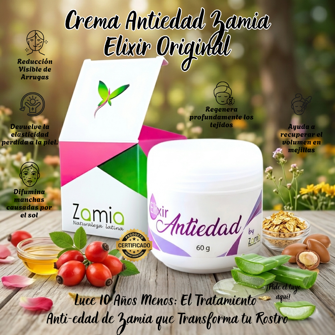 Crema Antiedad Zamia Elixir Original