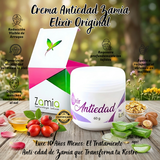 Crema Antiedad Zamia Elixir Original