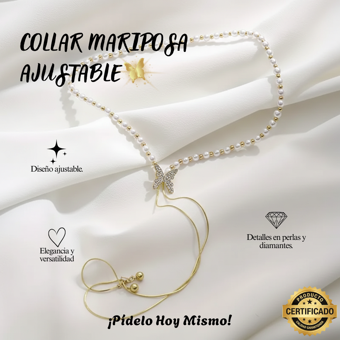 Collar Mariposa Ajustable