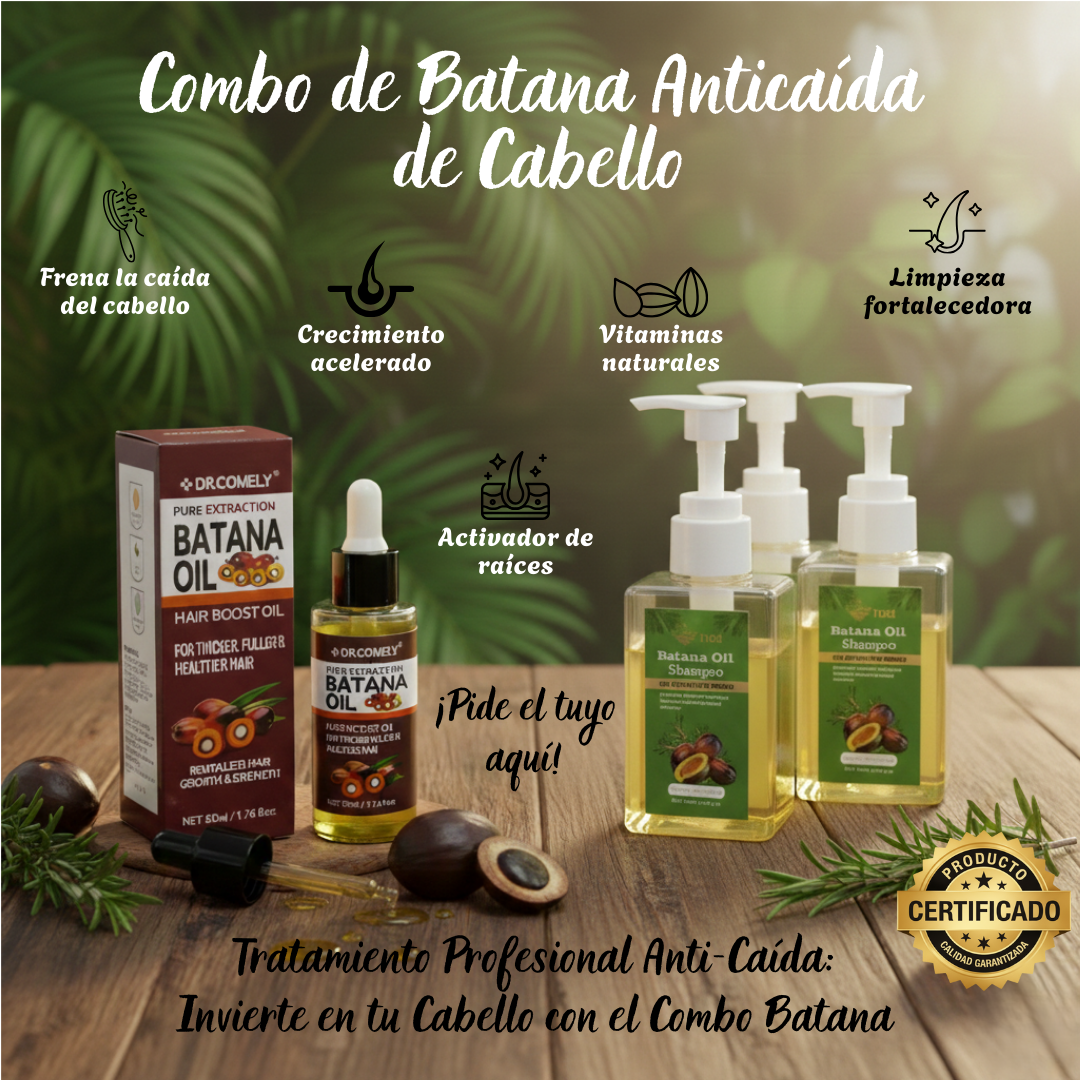 Combo de Batana Anticaída de Cabello