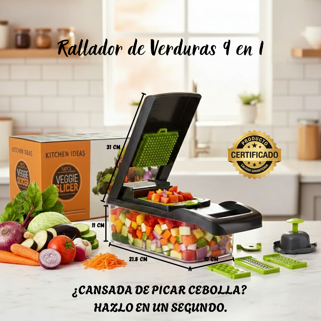 Cortador Multifuncional de verduras Todo en 1