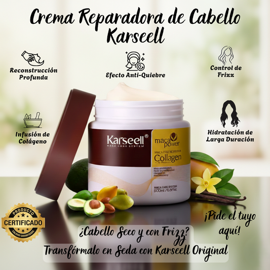 Crema Reparadora de Cabello Karseell