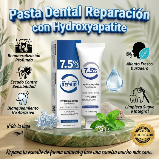 Pasta Dental Reparación con hydroxyapatite