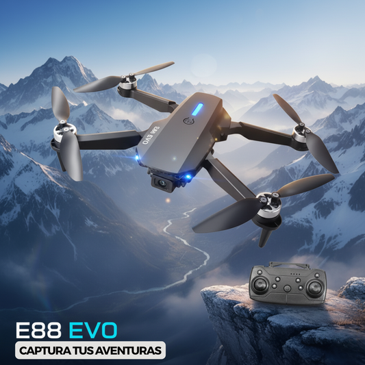 Dron E880d Luces Led 1 Bateria
