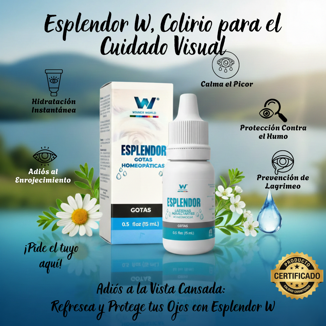 Esplendor W, Colirio para el Cuidado Visual