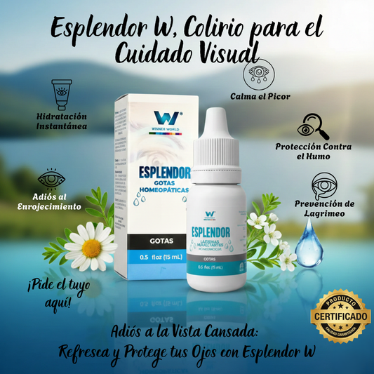 Esplendor W, Colirio para el Cuidado Visual
