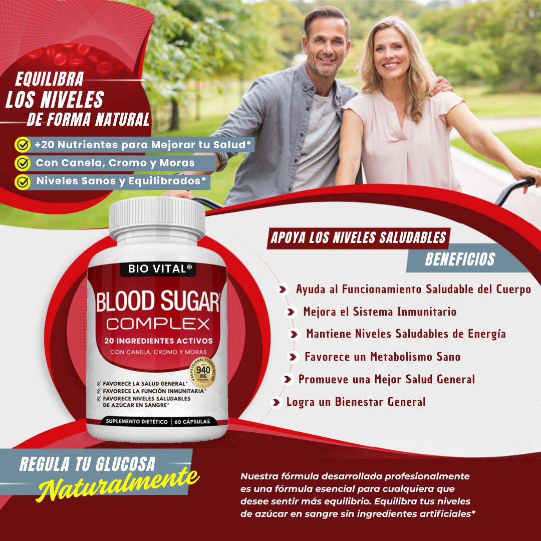 Equilibrio de la Glucosa Blood Sugar Complex