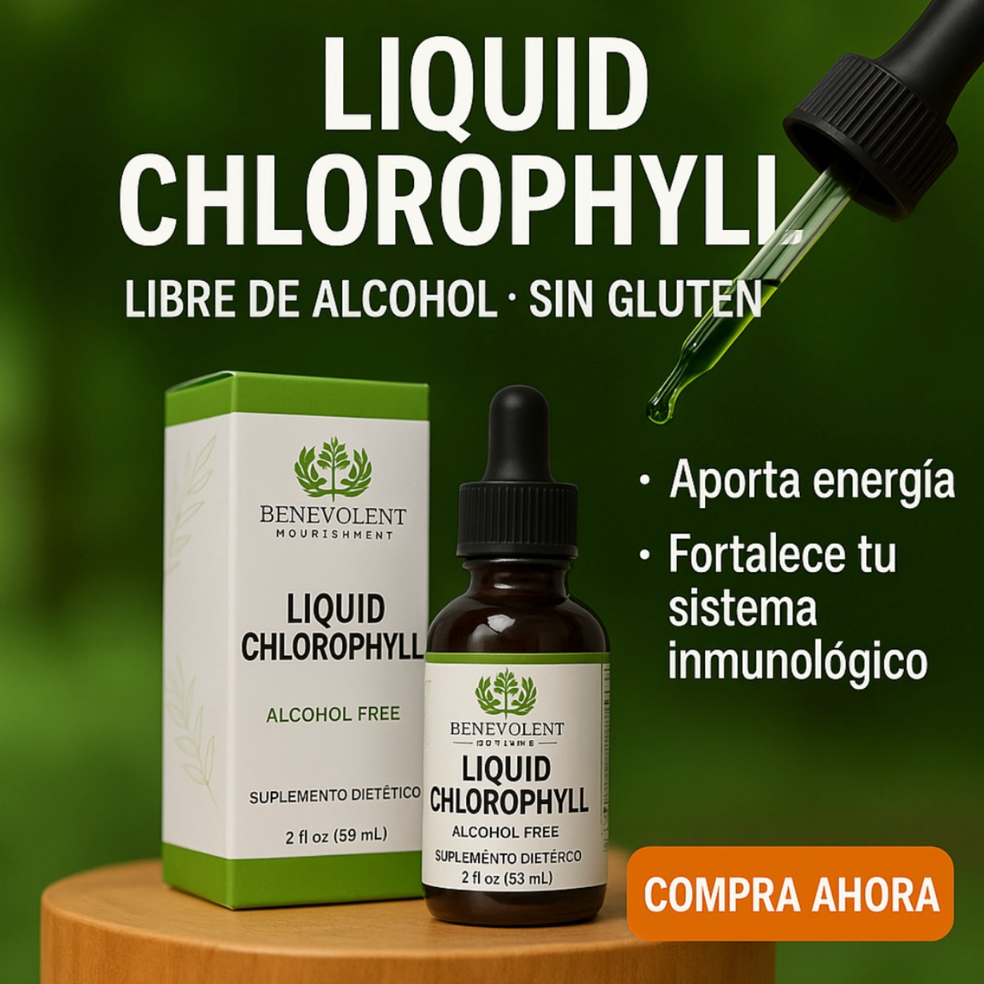 Desintoxicante Clorofila Liquido Gotero