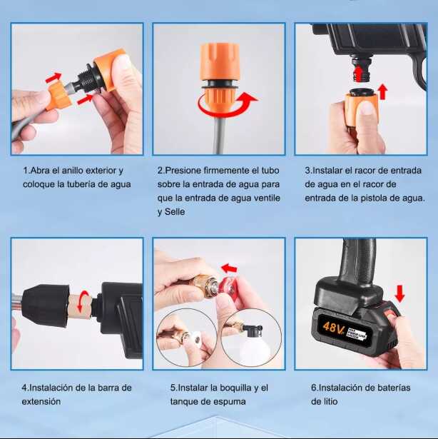 Hidrolavadora Doble Batería Ultra Presión