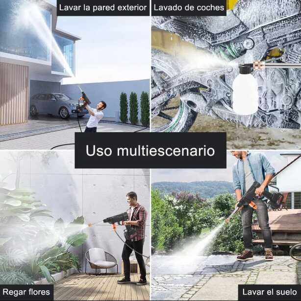 Hidrolavadora Doble Batería Ultra Presión
