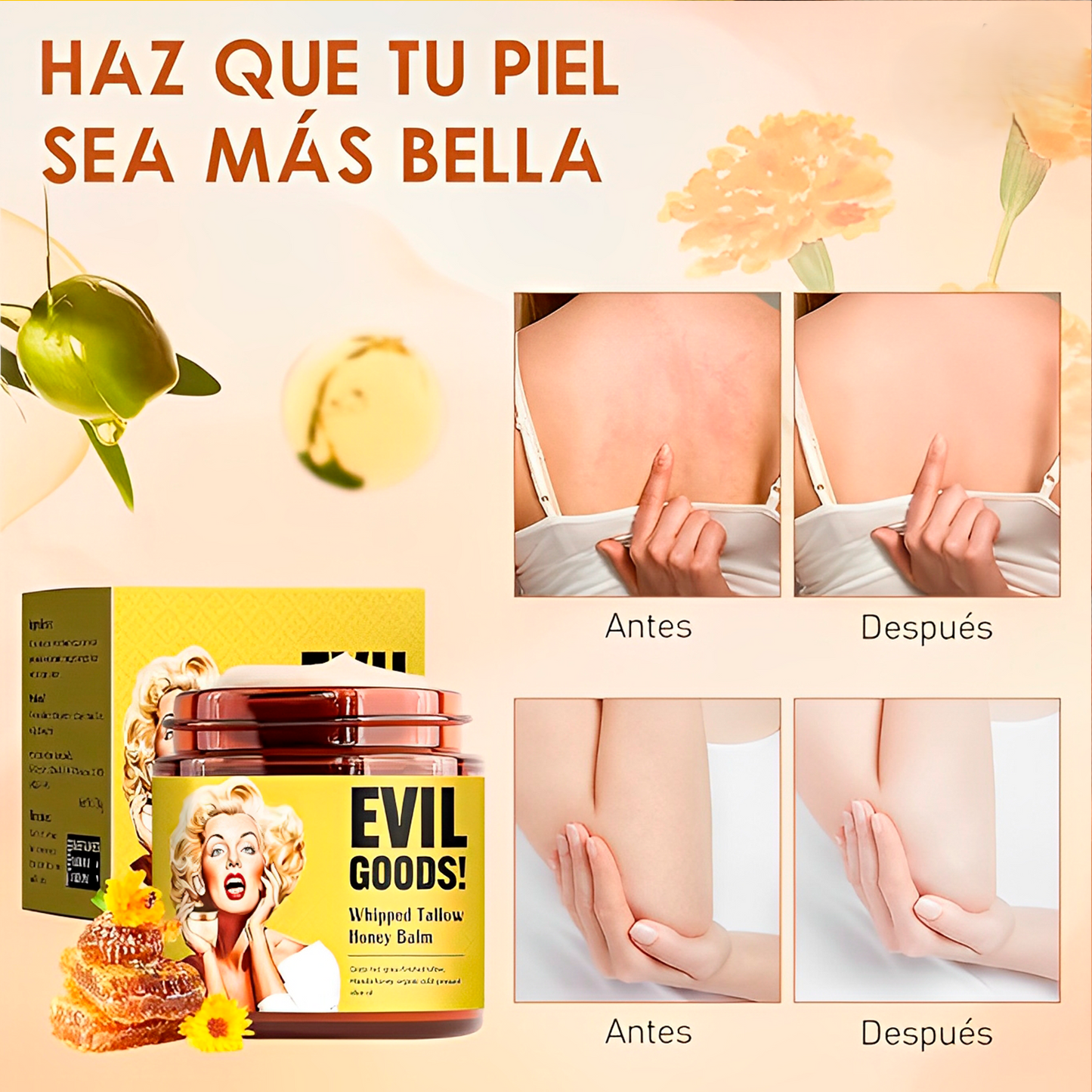 Evil Goods Crema Ancestral Sebo Res y Miel