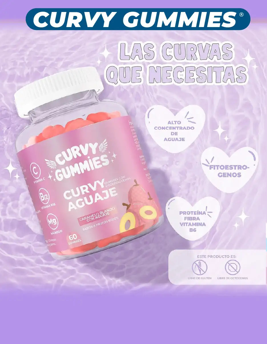 Suplemento Curvy Gummies de Aguaje en Gomitas