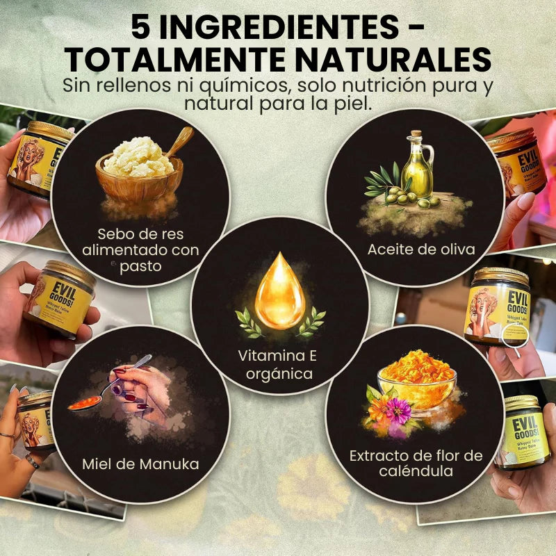 Evil Goods Crema Ancestral Sebo Res y Miel