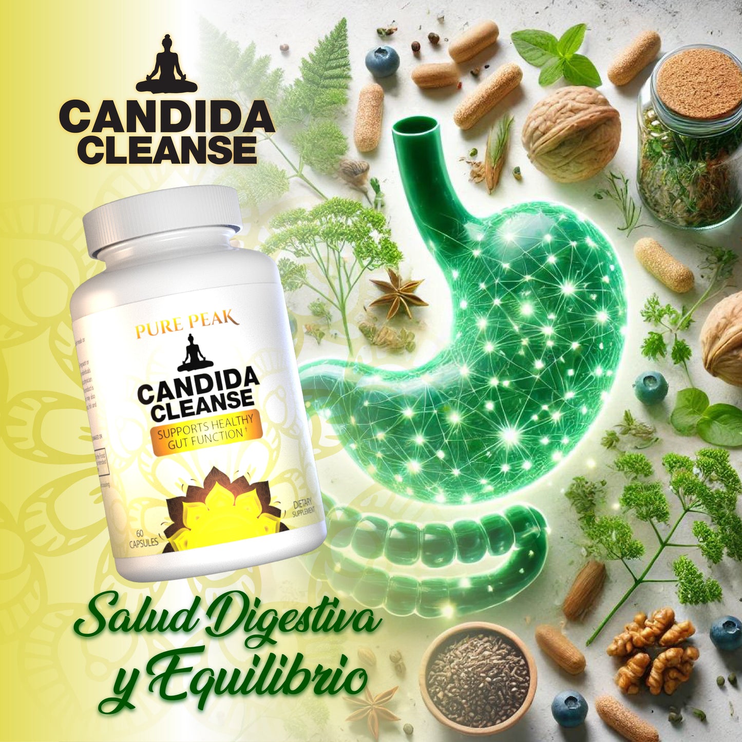 Desintoxicación Intestinal Candida Cleanse