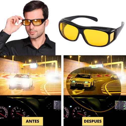 Gafas HD vision nocturna 2 en 1