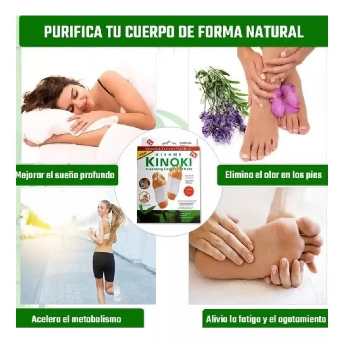 Combo Parches Kinoki Desintoxicación