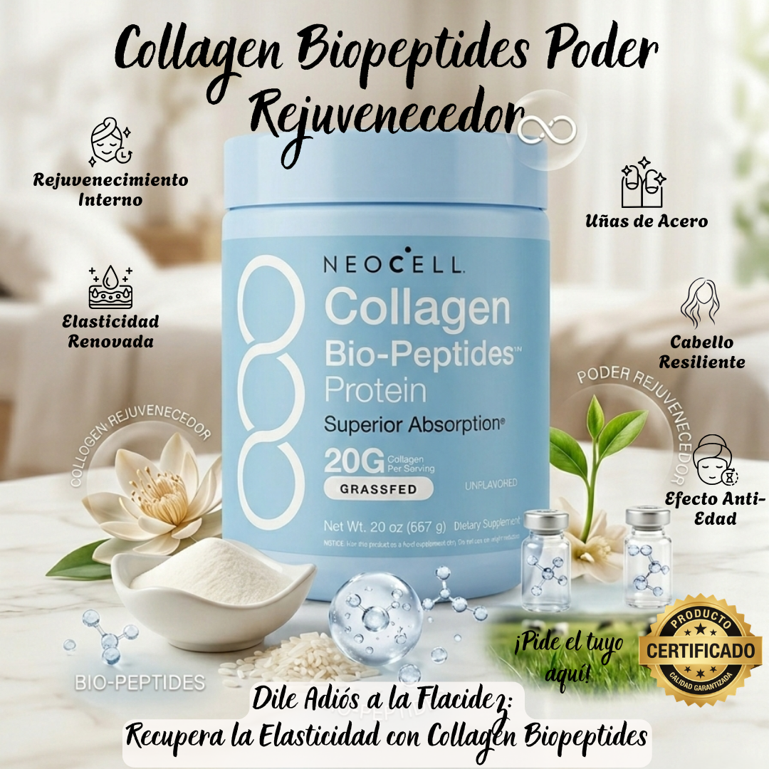Collagen Biopeptides Poder Rejuvenecedor