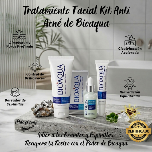 Kit Tratamiento Facial Anti Acné de Bioaqua