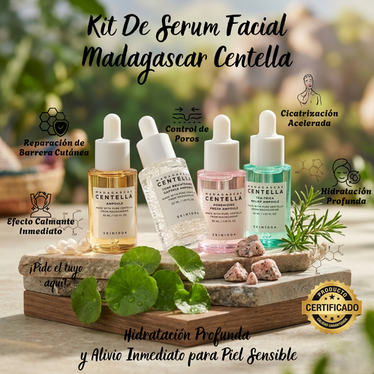 Kit De Serum Facial Madagascar Centella