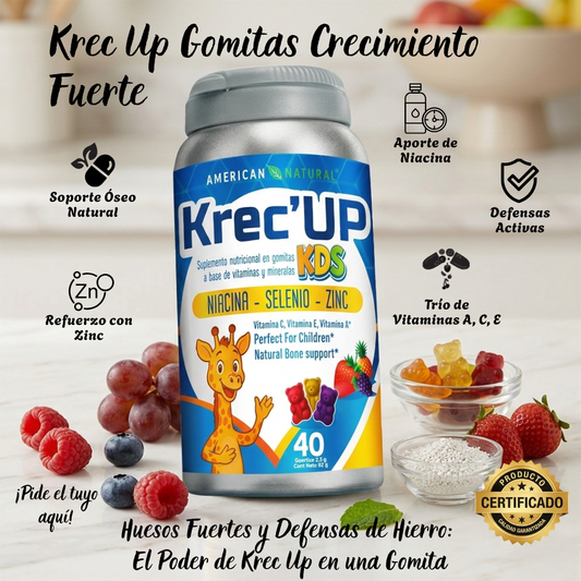 Krec Up Gomitas Crecimiento Fuerte