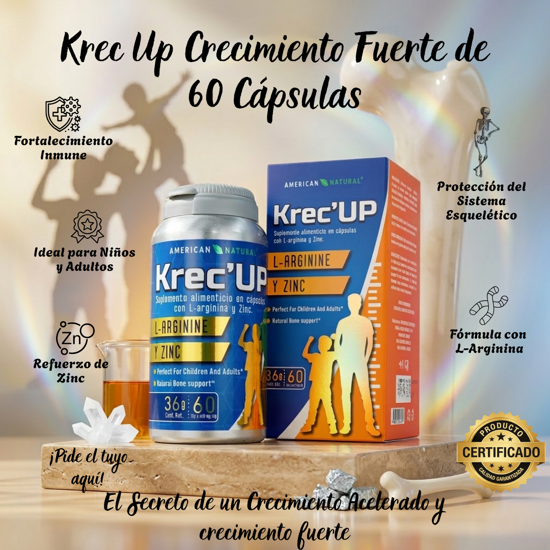 Krec Up Crecimiento Fuerte de 60 Cápsulas