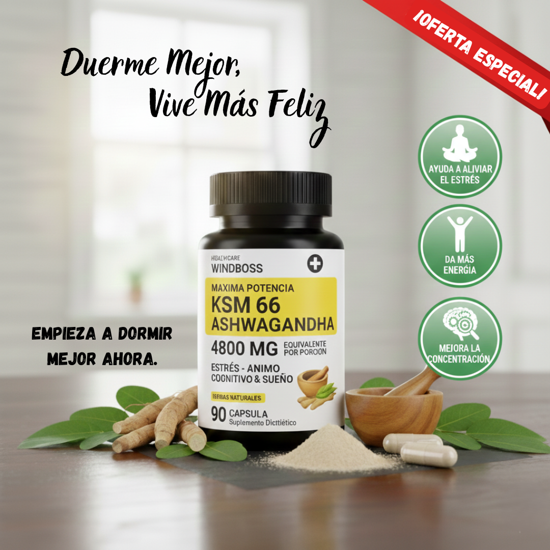 Ashwagandha Windboss Ksm 66 Premium