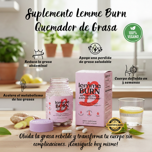 Suplemento Lemme Burn Quemador de Grasa