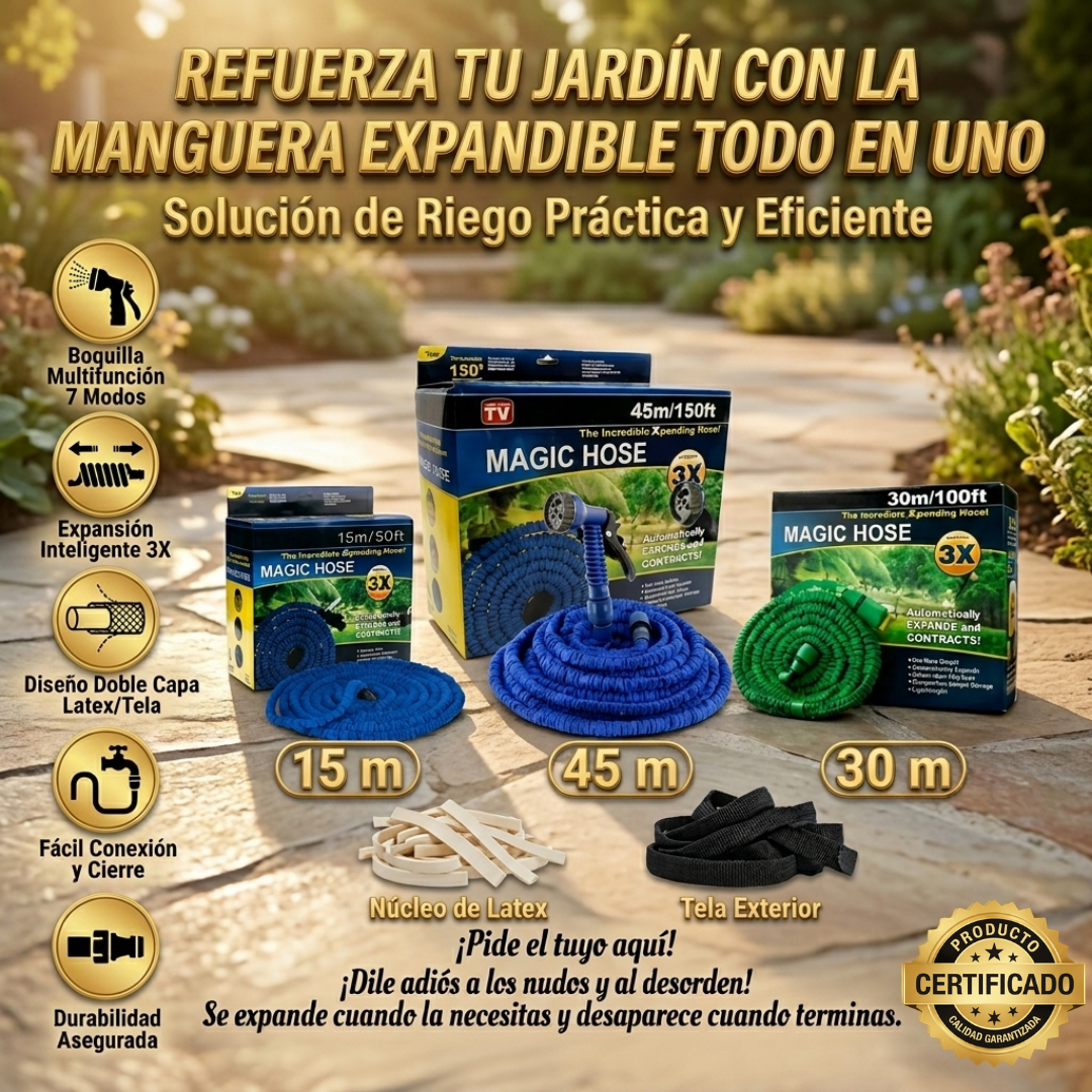 Manguera Expandible Todo en Uno