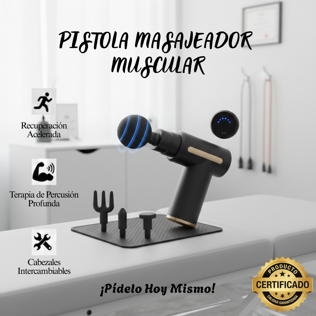 Pistola Masajeador Muscular