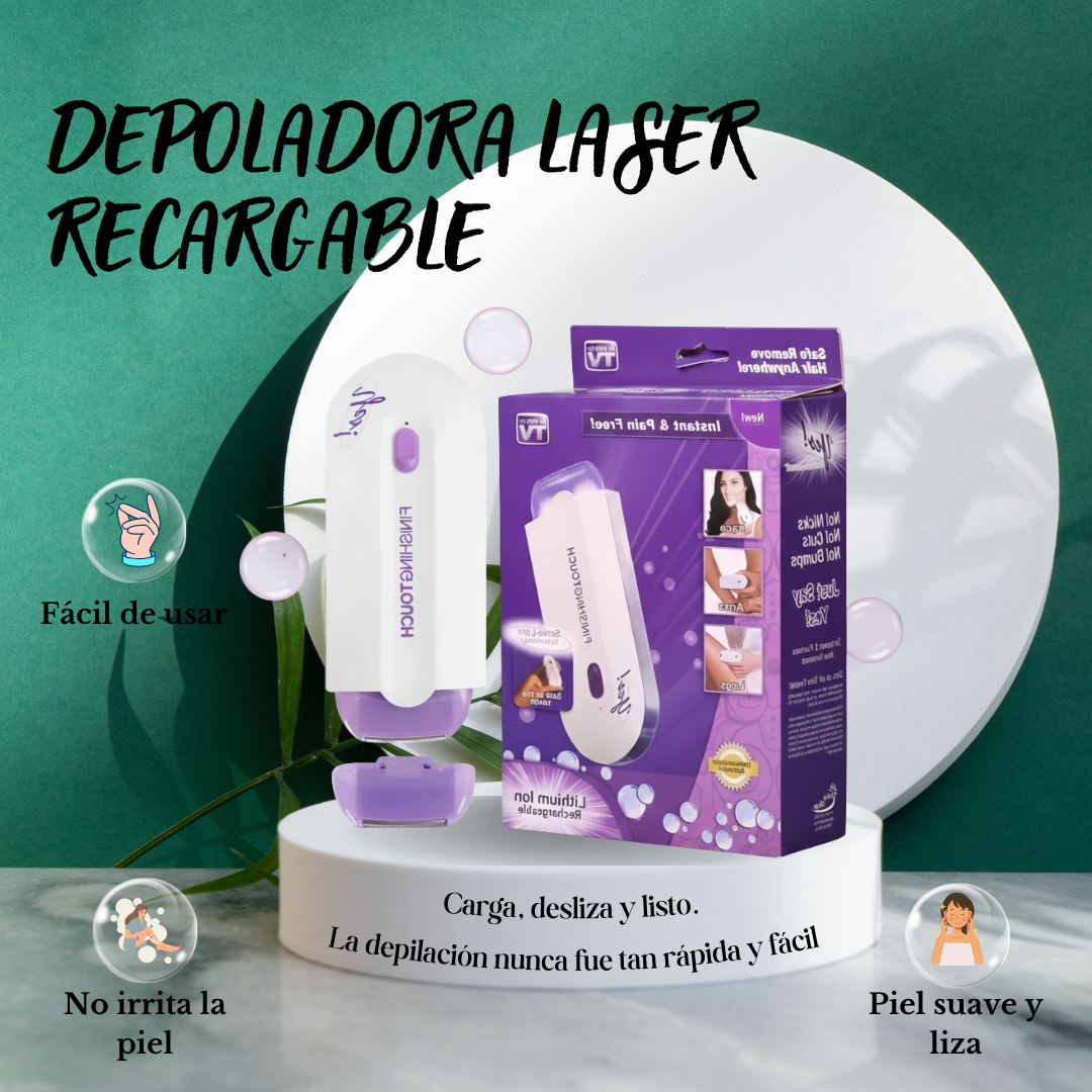 Depiladora laser recargable
